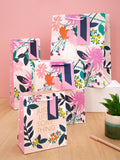 Hallmark contemporary floral gift bag pack 4 pack, UK version