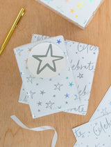 Next Hallmark White Celebration Gift Wrap and Tag Pack 4 Sheets 4 Tags- Buy online at McGrocer
