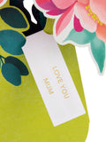 Hallmark 3D pop-up yellow vase paper flower card, UK version