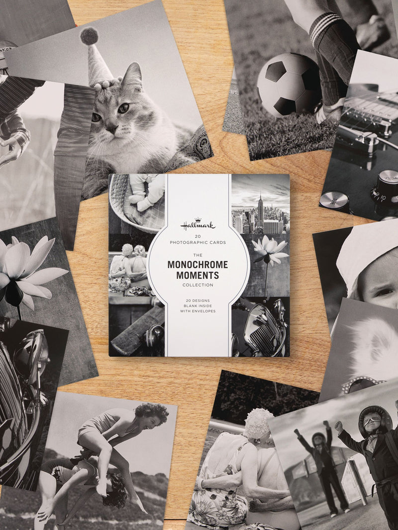 Hallmark White Photographic Design Blank Cards 20 Pack, UK version