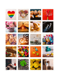 Hallmark multi-colourful photographic design blank cards 20 pack, UK version
