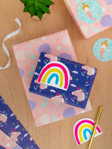 Next Hallmark Unicorn and Mermaid Gift Wrap Set with 4 Sheets and 4 Tags- Buy online at McGrocer
