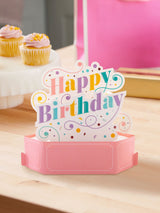 Next Hallmark Multi Birthday Card 3D Pop-Up Colourful Banner Design Greeting Card- Buy online at McGrocer