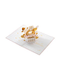 Hallmark pink engagement card 3D pop-up ring design greeting card, UK version