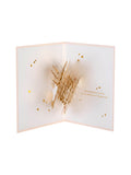 Hallmark pink engagement card 3D pop-up ring design greeting card, UK version