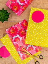 Next Hallmark Pink Floral Spotty Gift Wrap and Tags Bundle 4 Sheets 4 Tags- Buy online at McGrocer
