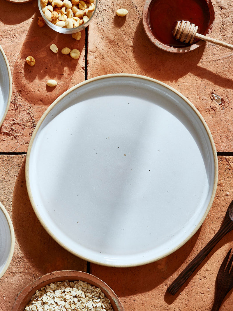 Portmeirion Moonstone Minerals dinner plate set of 4, imported from the UK