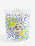 Lemon and bergamot fruity 1 wick candle - British product