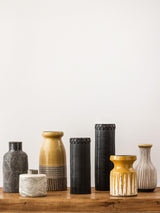 Next Fifty Five South White Large Vero Earthenware Vase- Buy online at McGrocer
