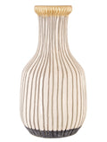 Fifty Five South white large earthenware vase - British product