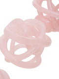 Fifty Five South pink knot decor glass ornament 12cm - British product