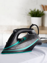 Next Tower Black and Teal Ceraglide 3100W Iron- Buy online at McGrocer