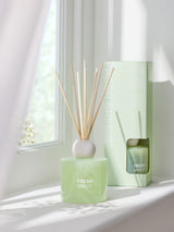 Next Green Gardenia and Bergamot Pastels Fresh Breeze Reed Diffuser 200ml- Buy online at McGrocer