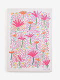 Lucy Tiffney pink canvas wall art with botanical flowers, UK version
