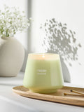 Green Gardenia and Bergamot Pastels Fresh Breeze Pillar Candle 9.5cm, UK version
