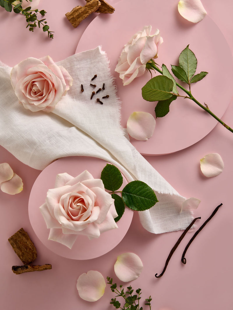 Pink Rose and Sandalwood Pastels Secret Garden Candle