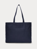 Polo Ralph Lauren blue embroidered logo canvas tote bag (British brand)