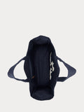 Polo Ralph Lauren blue embroidered logo canvas tote bag (British brand)