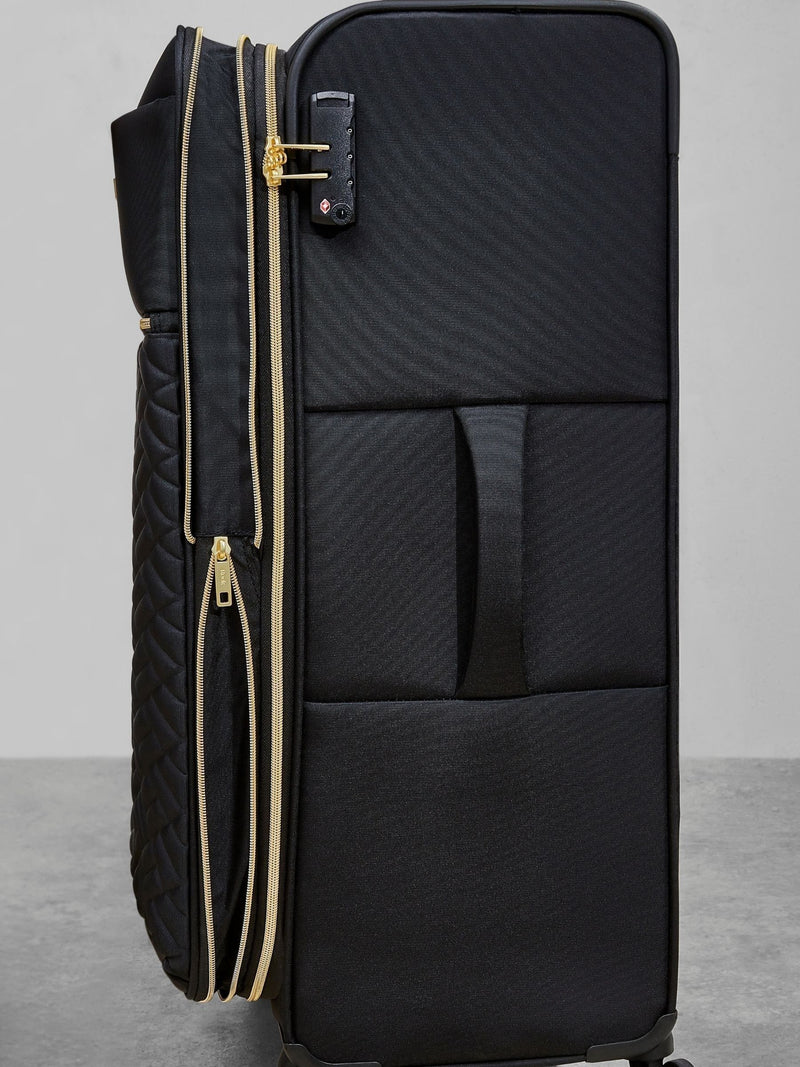 Rock Luggage Sloane medium suitcase black, UK version