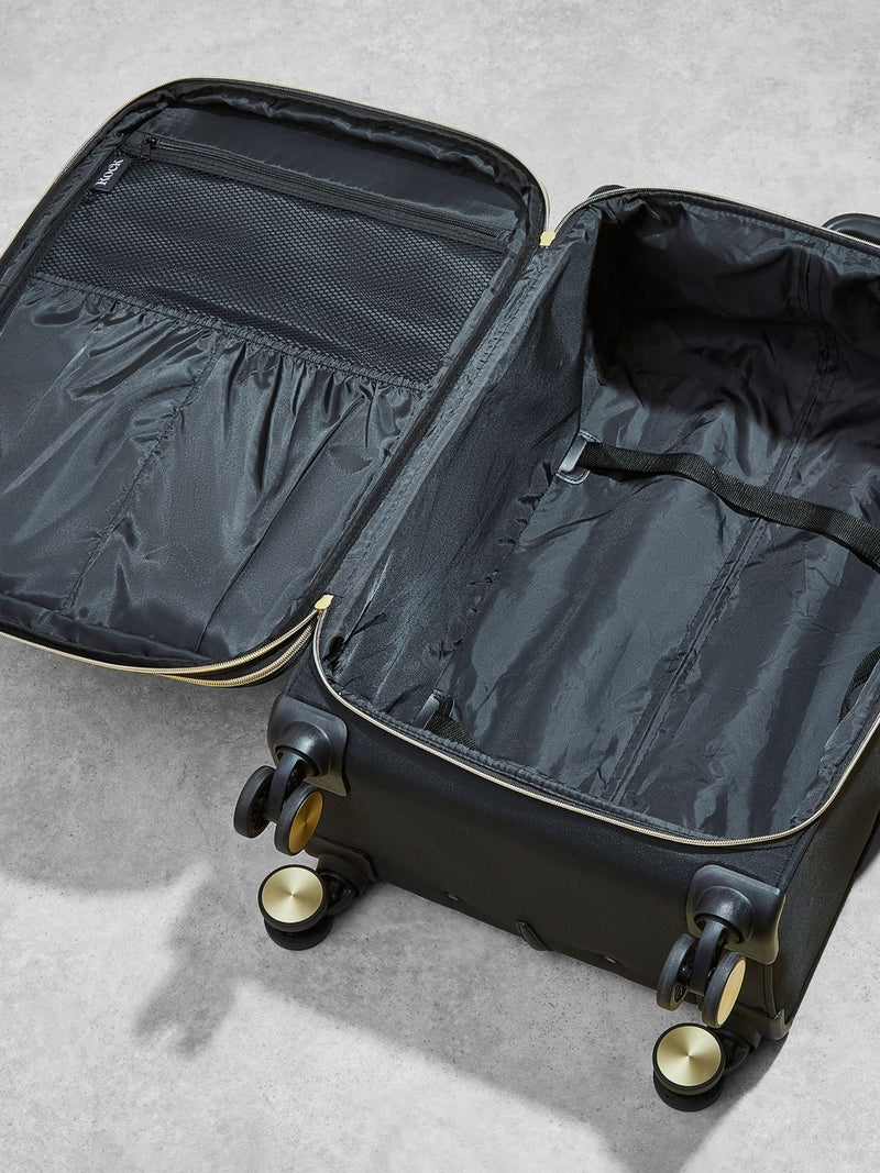 Rock Black Sloane cabin suitcase (British brand)