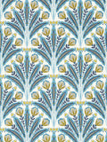 Clarke and Clarke Denim Attingham wallpaper sample (British brand)
