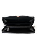 Dolce & Gabbana black leather continental wallet 19cm, imported from the UK