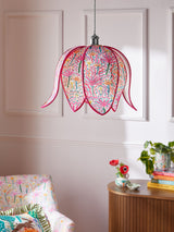 Next Lucy Tiffney Pink Flower Easyfit Lampshade 30cm Height 45cm Diameter- Buy online at McGrocer