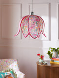 Lucy Tiffney pink flower lampshade 30cm (British brand)