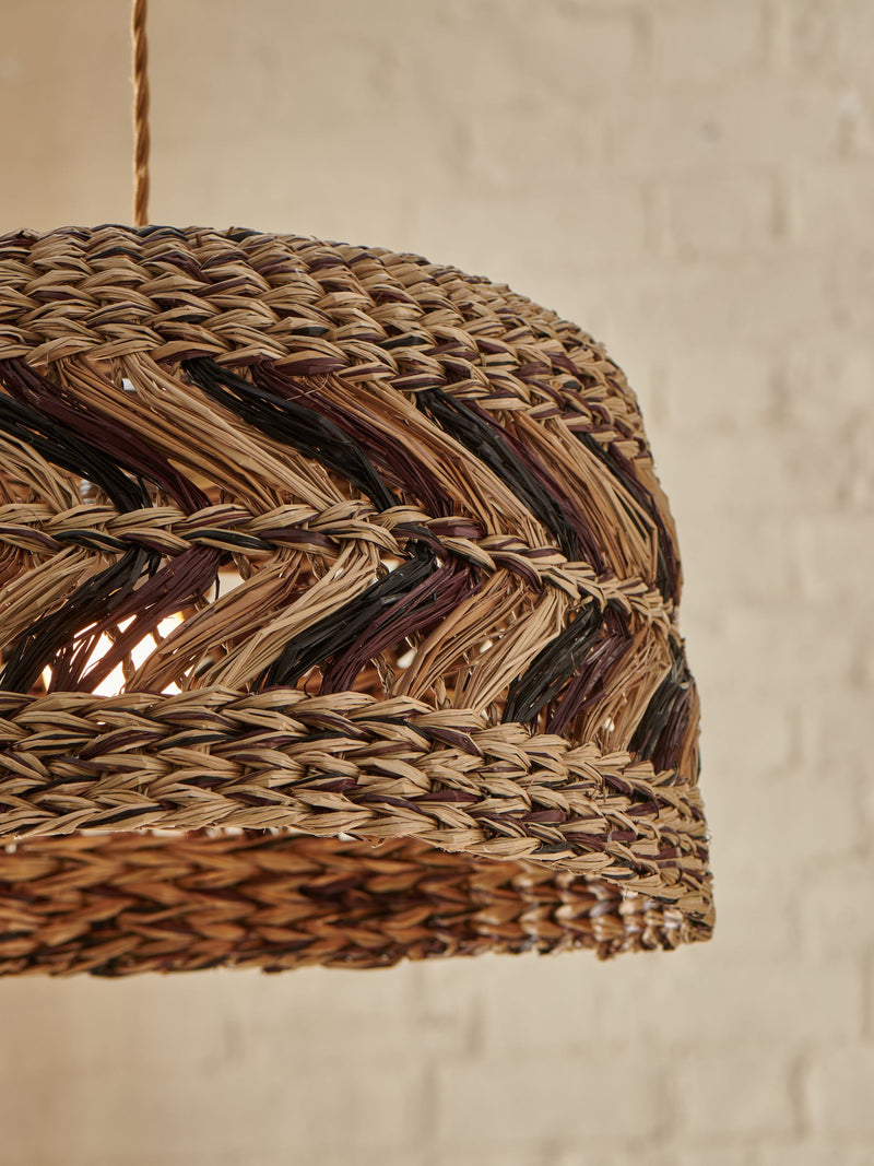 French Connection natural brown Shabdkosh lampshade 25cm x 50cm (British brand)