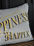 Rockett St George embroidered slogan cushion 40x59cm - British product
