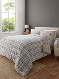 Catherine Lansfield Kelso Check Reversible Duvet Cover Set - British product