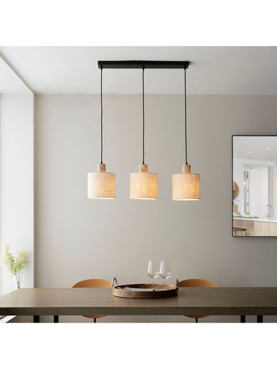 Next Gallery Home Black Crete 3 Pendant Ceiling Light- Buy online at McGrocer