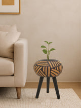 Next Fifty Five South Black Darnell Tapered Planter- Buy online at McGrocer