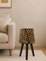 Next Fifty Five South Black Darnell Planter with Angular Legs- Buy online at McGrocer
