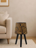 Fifty Five South Black Darnell planter with angular legs, imported from the UK