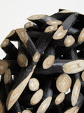 Interiors by Premier Seraya succulent ornament black and natural 35cm, UK version