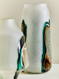 Fifty Five South White Hakan Tall glass vase 35cm - British product