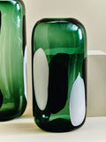 Fifty Five South Green Hakan glass vase - British product