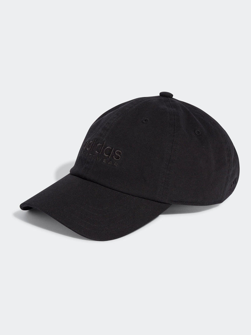 Adidas black dad cap adjustable back closure cotton (British brand)