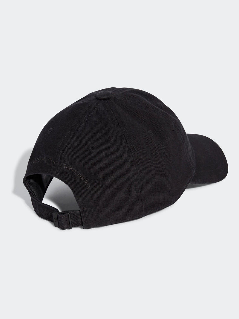 Adidas black dad cap adjustable back closure cotton (British brand)