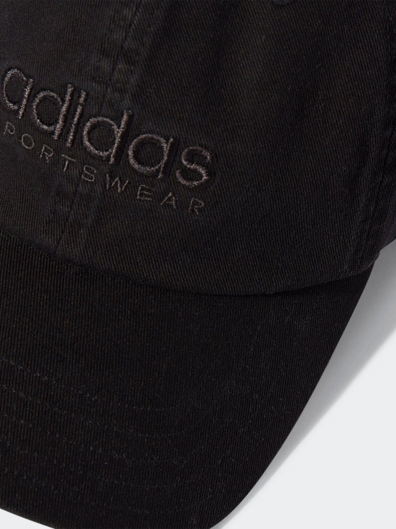 Adidas black dad cap adjustable back closure cotton (British brand)