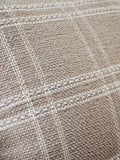 Windowpane check cushion natural 50x50cm - British product