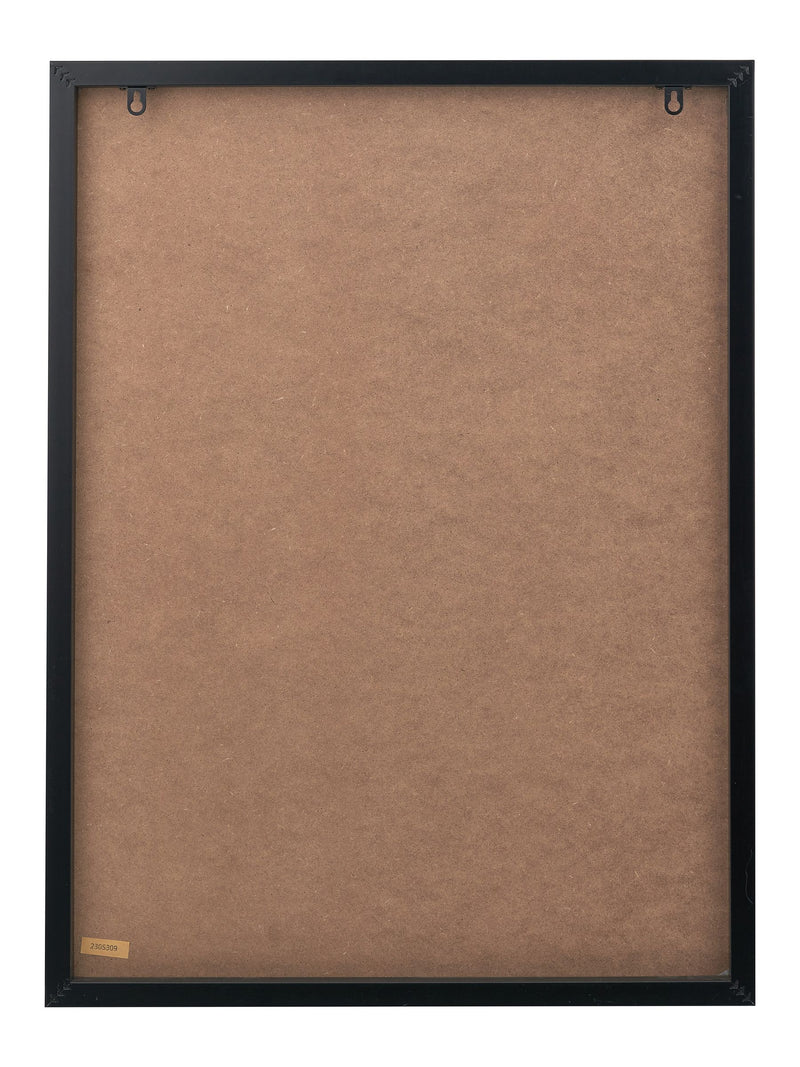 Pacific black and white canvas with ovals design frame 80cm x 60cm, imported from the UK