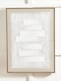 Pacific textured canvas with frame 80x60cm, imported from the UK