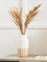 Next Pacific Natural Amalia Stoneware Textured Ceramic Vase 30cm- Buy online at McGrocer