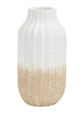 Pacific Natural Amalia stoneware textured vase 30cm height, imported from the UK