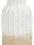 Pacific Natural Amalia stoneware textured vase 30cm height, imported from the UK