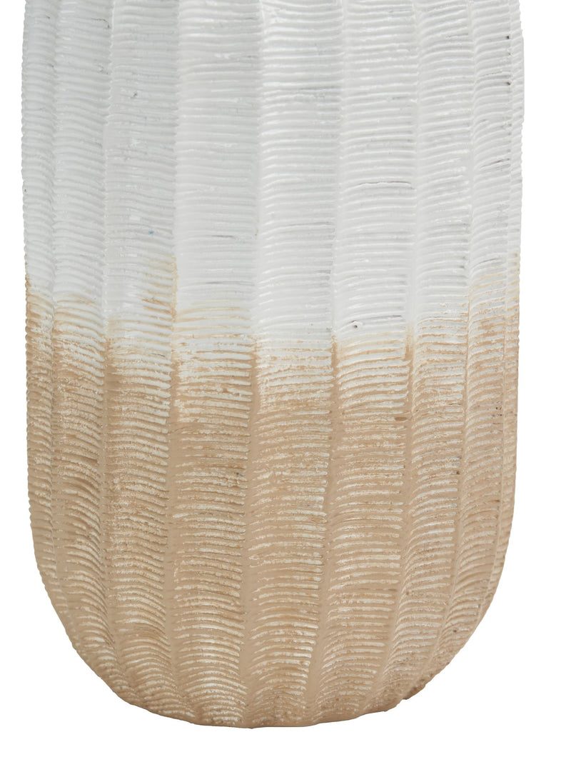 Pacific Natural Amalia stoneware textured vase 30cm height, imported from the UK