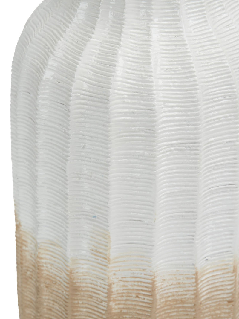 Pacific Natural Amalia stoneware textured vase 30cm height, imported from the UK