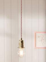 Next ES Lamp Holder Pink Cable Kit (Adjustable Drop 111/12cm)- Buy online at McGrocer